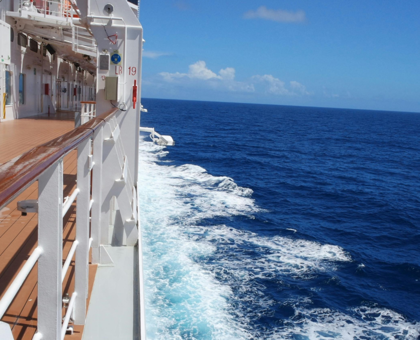 cruise liner at sea shows Experience Conditions Intelligence practice